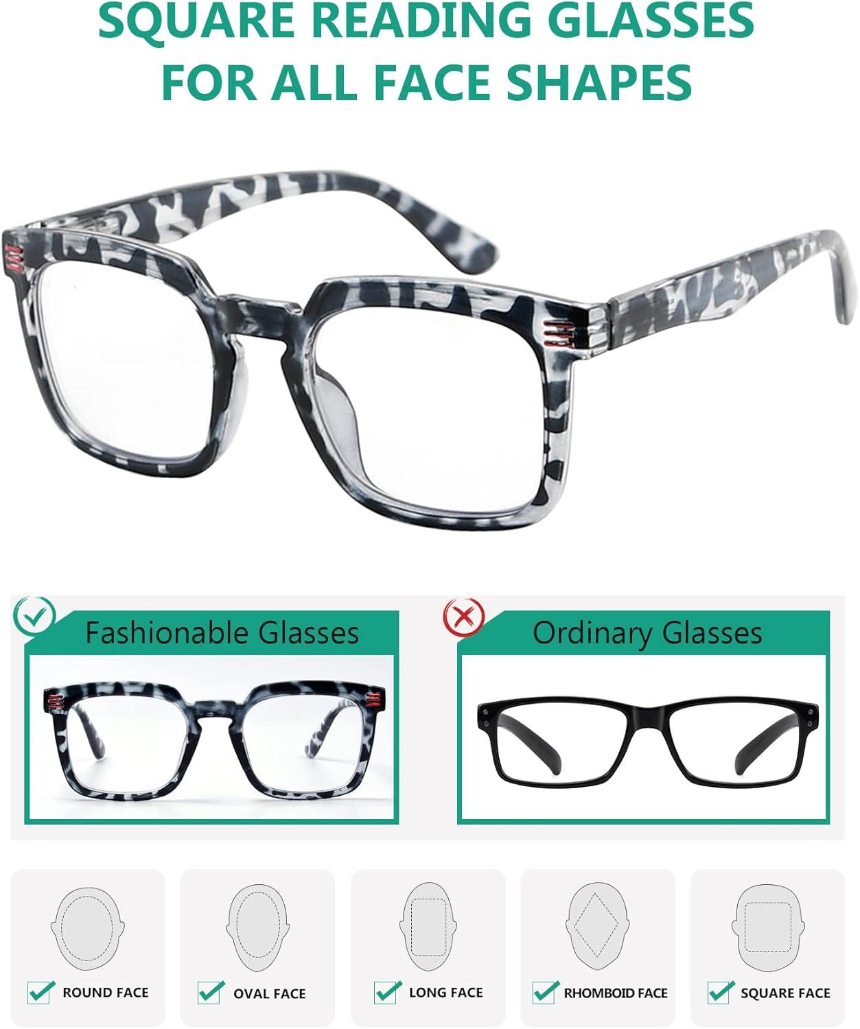 imageEyekepper 4pack Reading Glasses Blue Light Blocking for Women Yellow Tinted 20010 Pack Mix  R2104