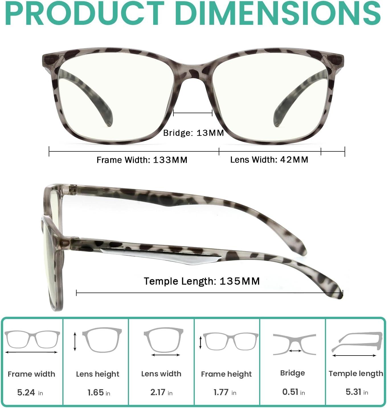 imageEyekepper 5 Pack Computer Glasses Digital Eye Strain Prevention Blue Light Filter Reading Glasses Amber Tinted 00010 Pack Mix  Uvr9113