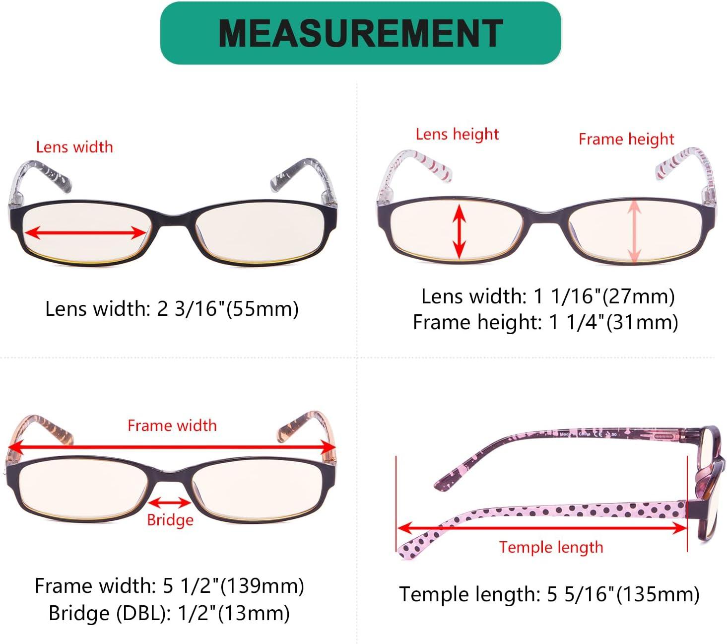 imageEyekepper 5 Pack Computer Glasses Digital Eye Strain Prevention Blue Light Filter Reading Glasses Orange Tinted 00010 Pack Mix  Cg908p