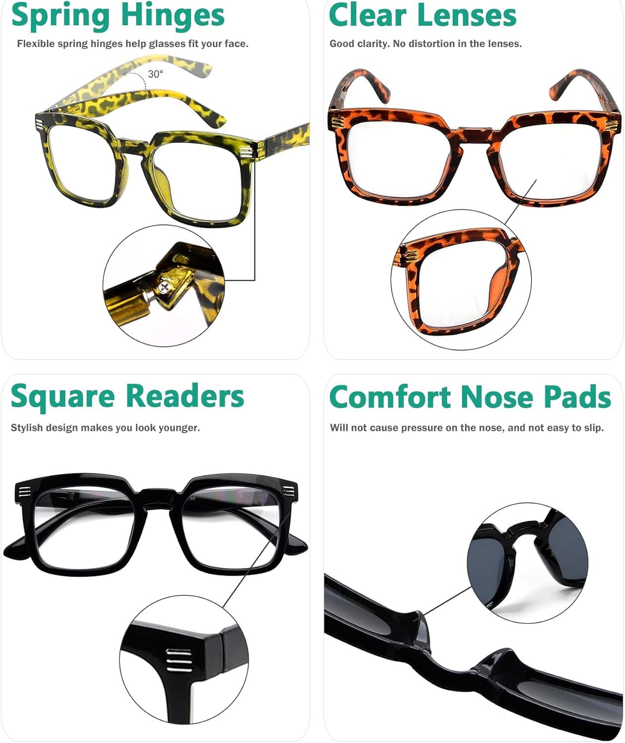 imageEyekepper 5pack Reading Glasses for Women Reading  Ladies Readers 2005 Pack Mix Color