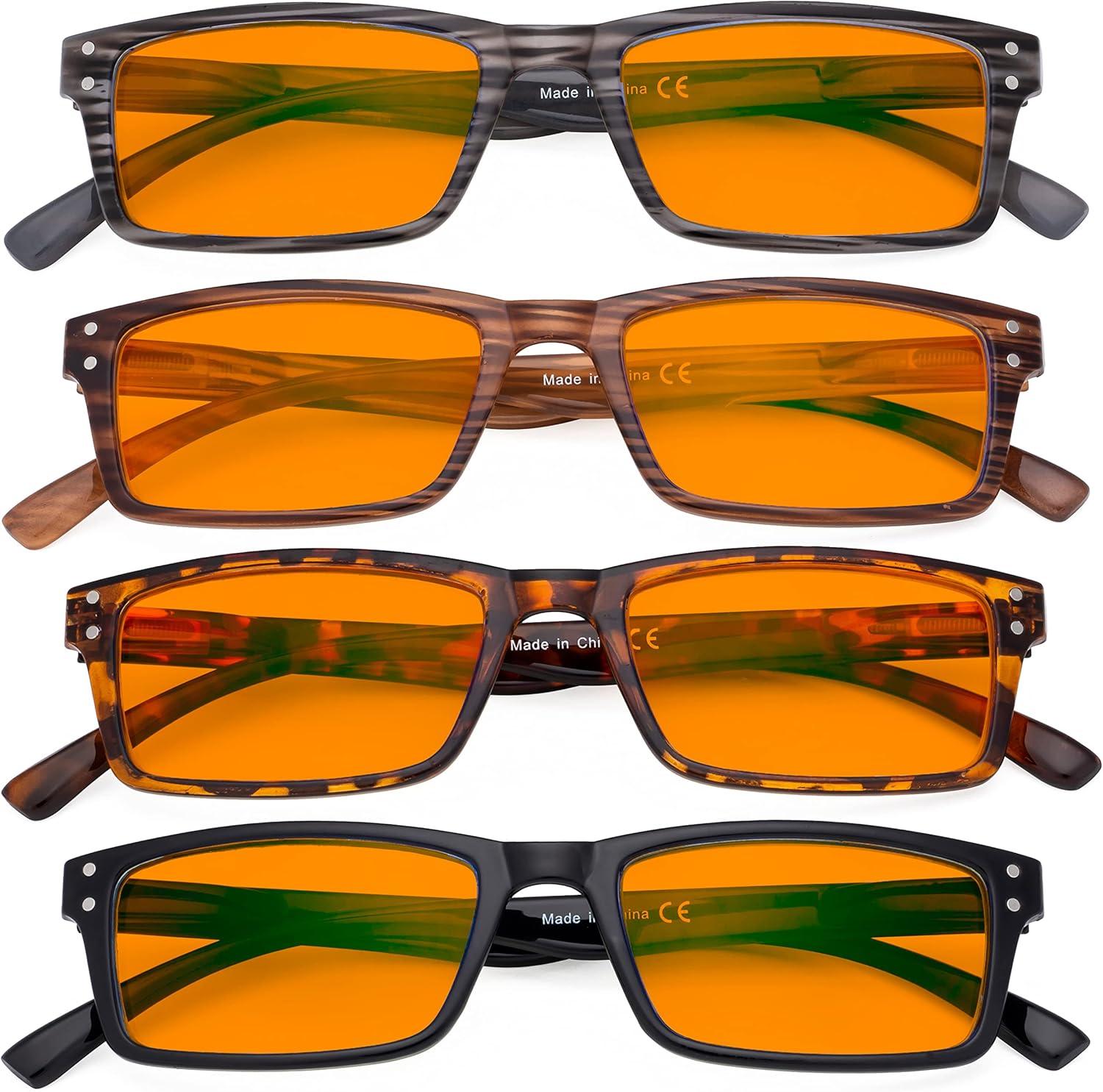 imageEyekepper Spring Hinge 5pack Retro Style Reading Glasses Sunshine Readers Grey LensBlue Light Blockingb984 Pairs