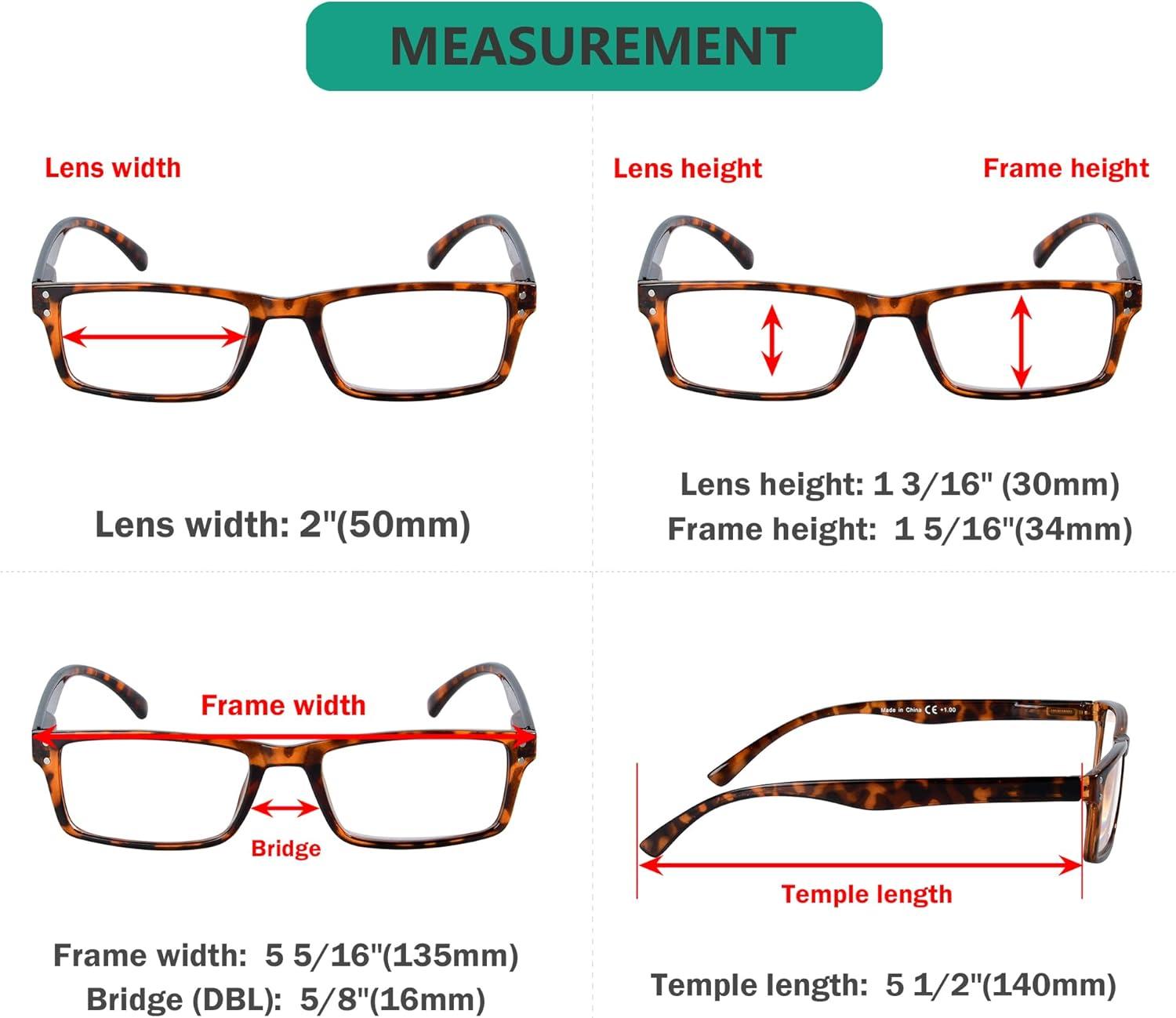 imageEyekepper Spring Hinge 5pack Retro Style Reading Glasses Sunshine Readers Grey LensDemi5pcs All Clear Lens