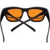 imageEyekepper 100 Blue Light ReductionHuge Fitover AntiBlue Blocking Computer Eyeglasses with Extra Amber Lenses Tortoise1802black100 Blue Light Blocking