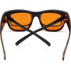 imageEyekepper 100 Blue Light ReductionHuge Fitover AntiBlue Blocking Computer Eyeglasses with Extra Amber Lenses Tortoise1802tortoise100 Blue Light Blocking