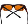 imageEyekepper 100 Blue Light ReductionHuge Fitover AntiBlue Blocking Computer Eyeglasses with Extra Amber Lenses Tortoise1803black Red100 Blue Light Blocking