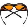 imageEyekepper 100 Blue Light ReductionHuge Fitover AntiBlue Blocking Computer Eyeglasses with Extra Amber Lenses Tortoise1804black100 Blue Light Blocking
