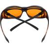 imageEyekepper 100 Blue Light ReductionHuge Fitover AntiBlue Blocking Computer Eyeglasses with Extra Amber Lenses Tortoise1804tortoise100 Blue Light Blocking