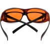 imageEyekepper 100 Blue Light ReductionHuge Fitover AntiBlue Blocking Computer Eyeglasses with Extra Amber Lenses Tortoise1806black Red100 Blue Light Blocking