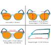 imageEyekepper 4 Pack Ladies Reading Glasses  Oversize Round Stylish Readers for Women Reading 100Blue Light Blockingb984 Pairs