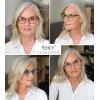 imageEyekepper 4 Pack Ladies Reading Glasses  Oversize Round Stylish Readers for Women Reading 100R9002d4pcsmix