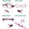 imageEyekepper 4pack Reading Glasses Blue Light Blocking for Women Amber Tinted 15010 Pack Mix  R006a