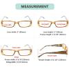 imageEyekepper 4pack Reading Glasses Blue Light Blocking for Women Amber Tinted 15010 Pack Mix  R006a