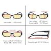imageEyekepper 4pack Reading Glasses Blue Light Blocking for Women Amber Tinted 150Blue Light Blockingb604 Pairs
