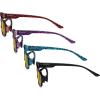 imageEyekepper 4pack Reading Glasses Blue Light Blocking for Women Amber Tinted 150Blue Light Blockingb904 Pairs
