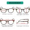 imageEyekepper 4pack Reading Glasses Blue Light Blocking for Women Orange Tinted 15010 Pack Mix  R071