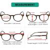 imageEyekepper 4pack Reading Glasses Blue Light Blocking for Women Yellow Tinted 20010 Pack Mix  R071