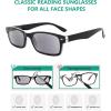 imageEyekepper 5 Pack Blue Light Filter Glasses Classic Computer Reading Glasses Orange Tinted 1255pcs All Grey Lens