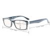 imageEyekepper 5 Pack Blue Light Filter Glasses Classic Computer Reading Glasses Orange Tinted 1255pcs All Grey Lens