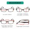 imageEyekepper 5 Pack Blue Light Filter Glasses Classic Computer Reading Glasses Orange Tinted 125Demi 5pc All Clear Lens