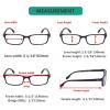 imageEyekepper 5 Pack Blue Light Filter Glasses Classic Rectangular Computer Eyeglasses Amber Tinted 0002tortoise2black