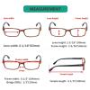 imageEyekepper 5 Pack Blue Light Filter Glasses Classic Rectangular Computer Eyeglasses Amber Tinted 0004 Pack Amber