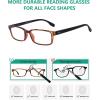 imageEyekepper 5 Pack Blue Light Filter Glasses Classic Rectangular Computer Eyeglasses Amber Tinted 0004 Pack Amber