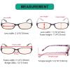 imageEyekepper 5 Pack Computer Glasses Digital Eye Strain Prevention Blue Light Filter Reading Glasses Amber Tinted 00010 Pack Mix  Cg908p