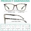 imageEyekepper 5 Pack Computer Glasses Digital Eye Strain Prevention Blue Light Filter Reading Glasses Amber Tinted 00010 Pack Mix  Uvr9113