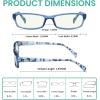 imageEyekepper 5 Pack Computer Glasses Digital Eye Strain Prevention Blue Light Filter Reading Glasses Amber Tinted 00010 Pack Mix  Uvrt1803