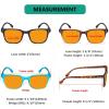 imageEyekepper 5 Pack Computer Glasses Digital Eye Strain Prevention Blue Light Filter Reading Glasses Amber Tinted 00010 Pack Mixdst1804