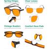 imageEyekepper 5 Pack Computer Glasses Digital Eye Strain Prevention Blue Light Filter Reading Glasses Amber Tinted 00010 Pack Mixdst1804