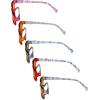 imageEyekepper 5 Pack Computer Glasses Digital Eye Strain Prevention Blue Light Filter Reading Glasses Amber Tinted 000Blue Light Blockingorange Tinted