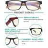 imageEyekepper 5 Pack Computer Glasses Digital Eye Strain Prevention Blue Light Filter Reading Glasses Orange Tinted 00010 Pack Mix  Uvr090