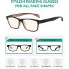 imageEyekepper 5 Pack Computer Glasses Digital Eye Strain Prevention Blue Light Filter Reading Glasses Orange Tinted 00010 Pack Mix  Uvr090