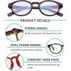 imageEyekepper 5 Pack Computer Glasses Digital Eye Strain Prevention Blue Light Filter Reading Glasses Orange Tinted 00010 Pack Mix  Uvr091