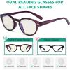 imageEyekepper 5 Pack Computer Glasses Digital Eye Strain Prevention Blue Light Filter Reading Glasses Orange Tinted 00010 Pack Mix  Uvr091