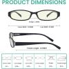 imageEyekepper 5 Pack Computer Glasses Digital Eye Strain Prevention Blue Light Filter Reading Glasses Orange Tinted 00010 Pack Mix  Uvr9104k
