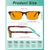 imageEyekepper 5 Pack Computer Glasses Digital Eye Strain Prevention Blue Light Filter Reading Glasses Orange Tinted 00010 Pack Mixdsr899