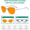 imageEyekepper 5 Pack Computer Glasses Digital Eye Strain Prevention Blue Light Filter Reading Glasses Orange Tinted 00010 Pack Mixdswk9901b