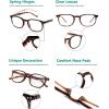 imageEyekepper 5 Pack Retro Design Blue Light Blocking Readers Blue Glare Filter Computer Reading Glasses Amber Tinted 1505 Pairs Mix