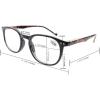 imageEyekepper 5 Pack Retro Design Blue Light Blocking Readers Blue Glare Filter Computer Reading Glasses Amber Tinted 1505 Pairs Mix