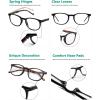 imageEyekepper 5 Pack Retro Design Blue Light Blocking Readers Blue Glare Filter Computer Reading Glasses Amber Tinted 150BlackTortoise5pcs All Clear Lens