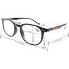 imageEyekepper 5 Pack Retro Design Blue Light Blocking Readers Blue Glare Filter Computer Reading Glasses Amber Tinted 150BlackTortoise5pcs All Clear Lens