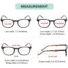 imageEyekepper 5 Pack Retro Design Blue Light Blocking Readers Blue Glare Filter Computer Reading Glasses Amber Tinted 150BlackTortoise5pcs All Clear Lens