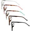 imageEyekepper 5 Pack Retro Design Blue Light Blocking Readers Blue Glare Filter Computer Reading Glasses Amber Tinted 150Blue Light Blockingb405 Pairs