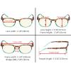 imageEyekepper 5 Pack Retro Design Blue Light Blocking Readers Blue Glare Filter Computer Reading Glasses Amber Tinted 150Blue Light Blockingb405 Pairs