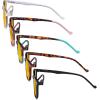 imageEyekepper 5 Pack Retro Design Blue Light Blocking Readers Blue Glare Filter Computer Reading Glasses Amber Tinted 150Blue Light Blockingb905 Pairs