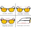 imageEyekepper 5 Pack Retro Design Blue Light Blocking Readers Blue Glare Filter Computer Reading Glasses Amber Tinted 150Blue Light Blockingb905 Pairs