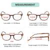 imageEyekepper 5 Pack Retro Design Blue Light Blocking Readers Blue Glare Filter Computer Reading Glasses Amber Tinted 150Tortoise5pcs All Clear Lens