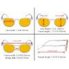 imageEyekepper 5Pack Oval Round Spring Hinges Eyeglasses Includes SunglassesBlue Light Blockingb905 Pairs